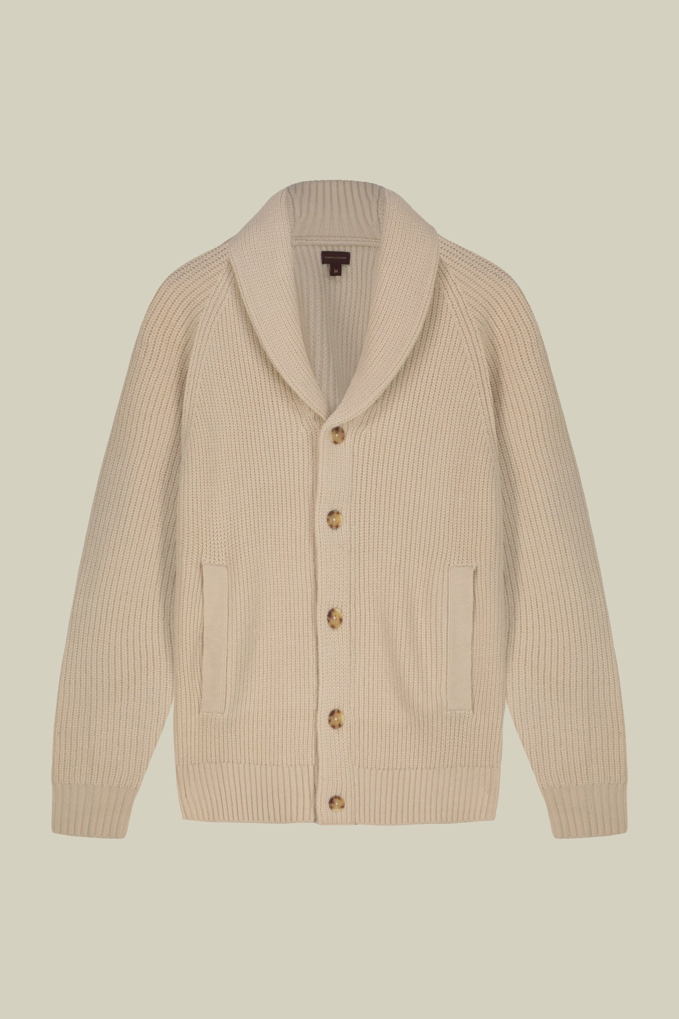 Men's regular fit English knit cardigan