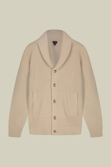 Men's regular fit English knit cardigan