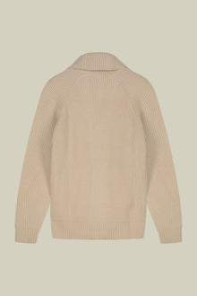 Men's regular fit English knit cardigan
