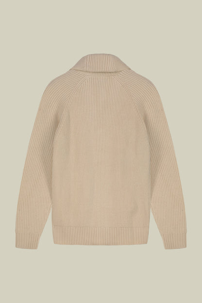 Men's regular fit English knit cardigan