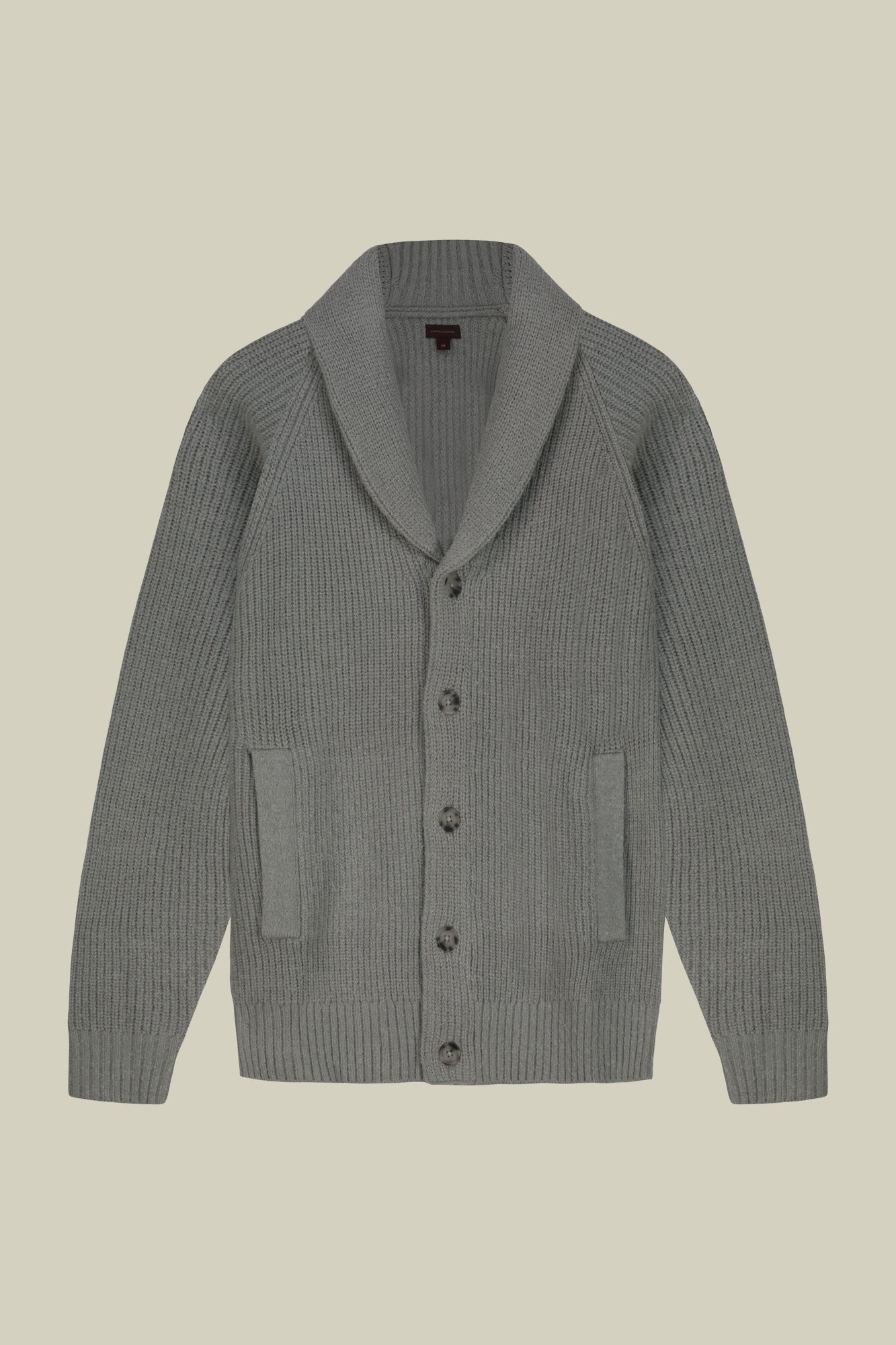 Men's regular fit English knit cardigan