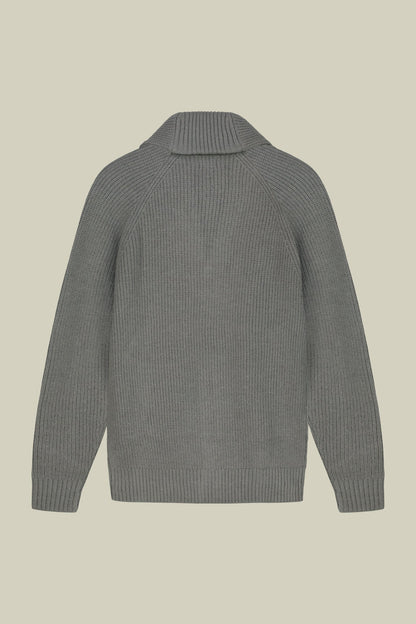 Men's regular fit English knit cardigan