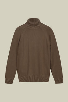 Men's 100% cotton regular fit turtleneck jumper