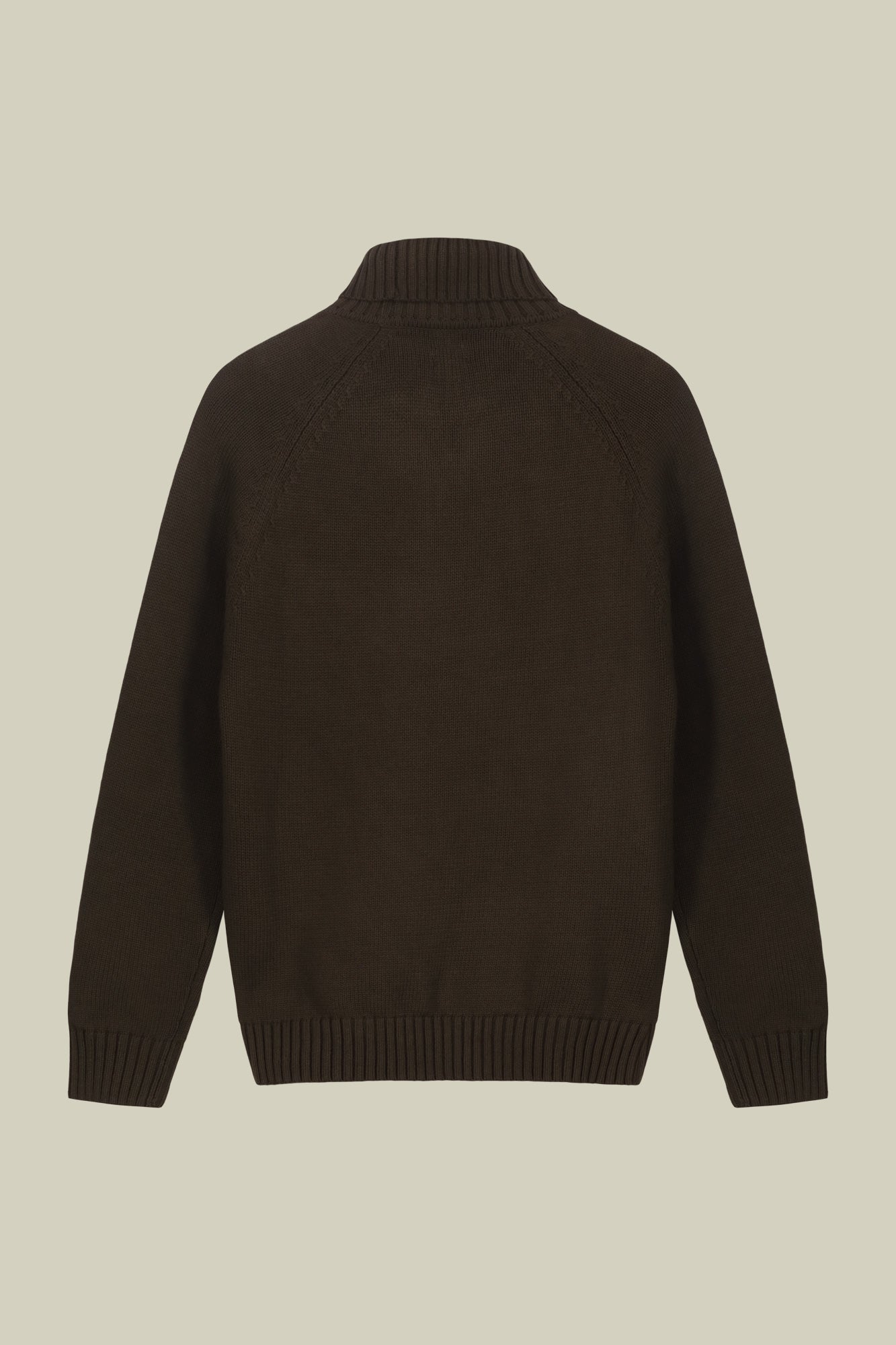 Men's 100% cotton regular fit turtleneck jumper