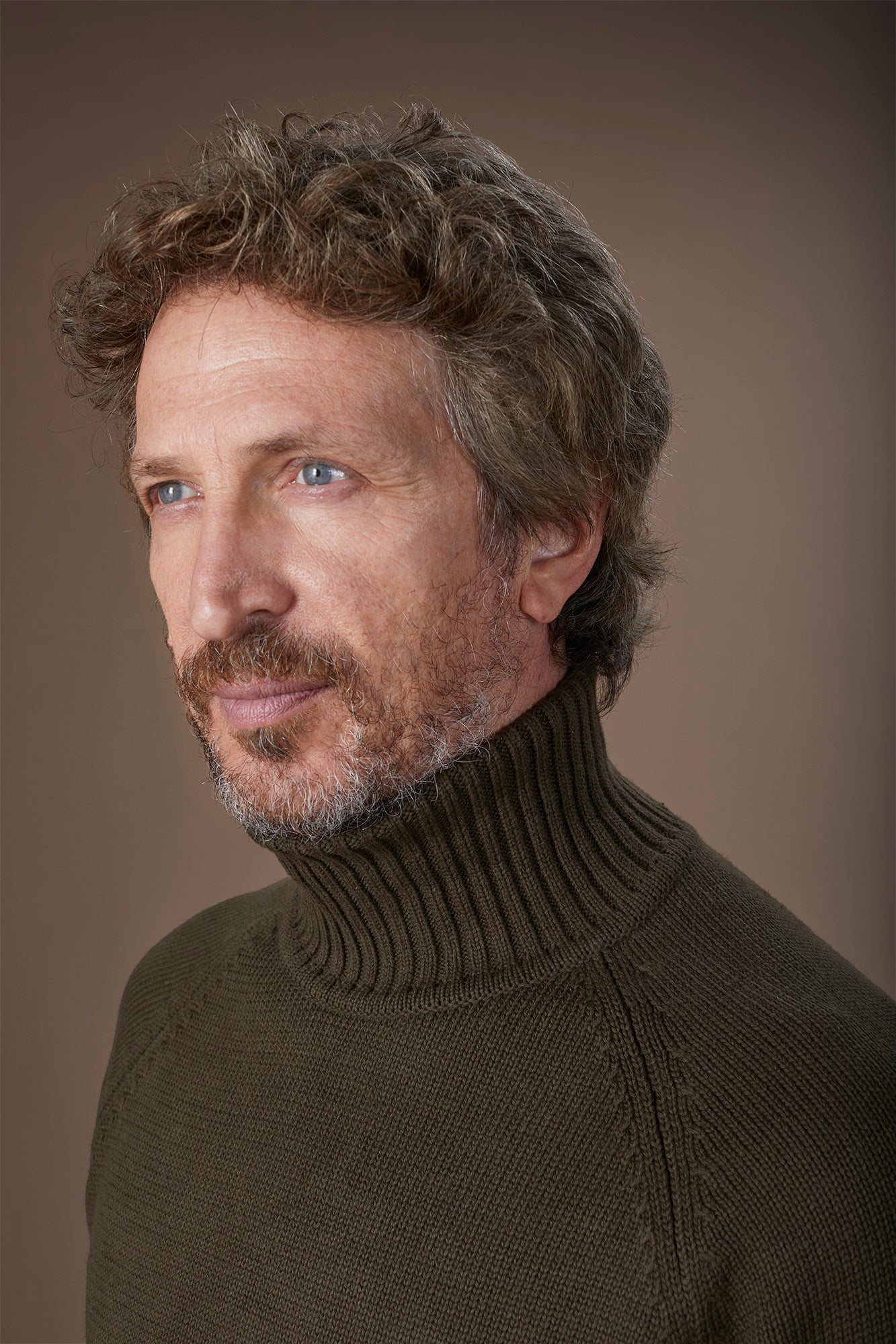 Men's 100% cotton regular fit turtleneck jumper