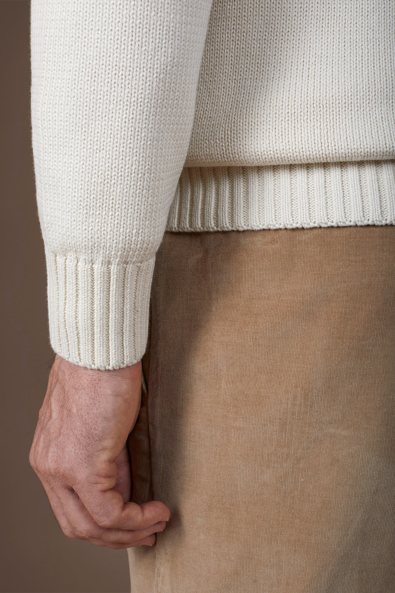 Men's 100% cotton regular fit turtleneck jumper