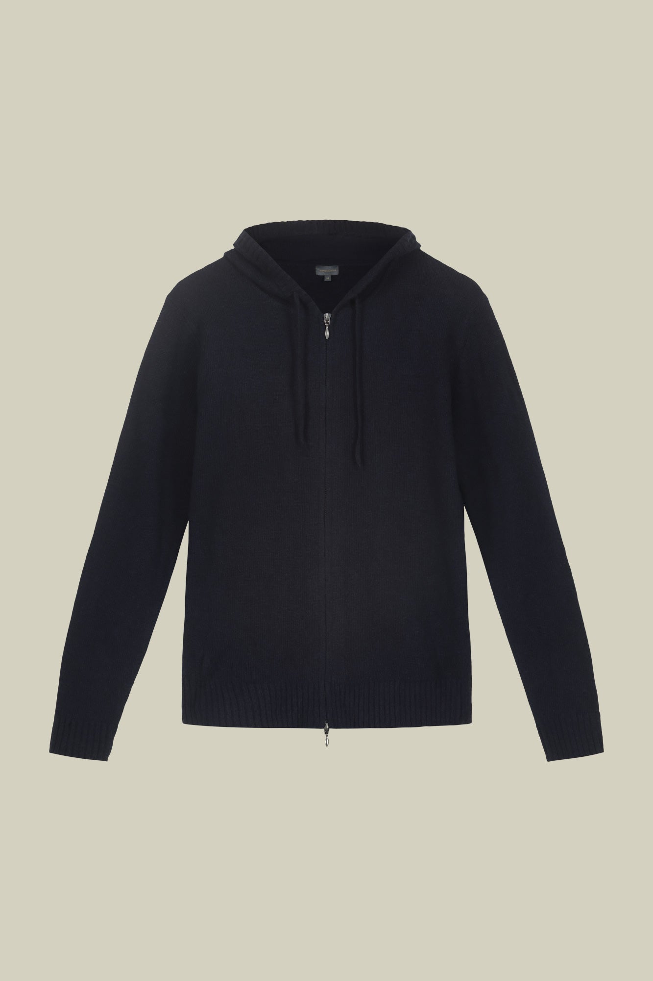 Men's regular fit lambswool blend knitted sweatshirt