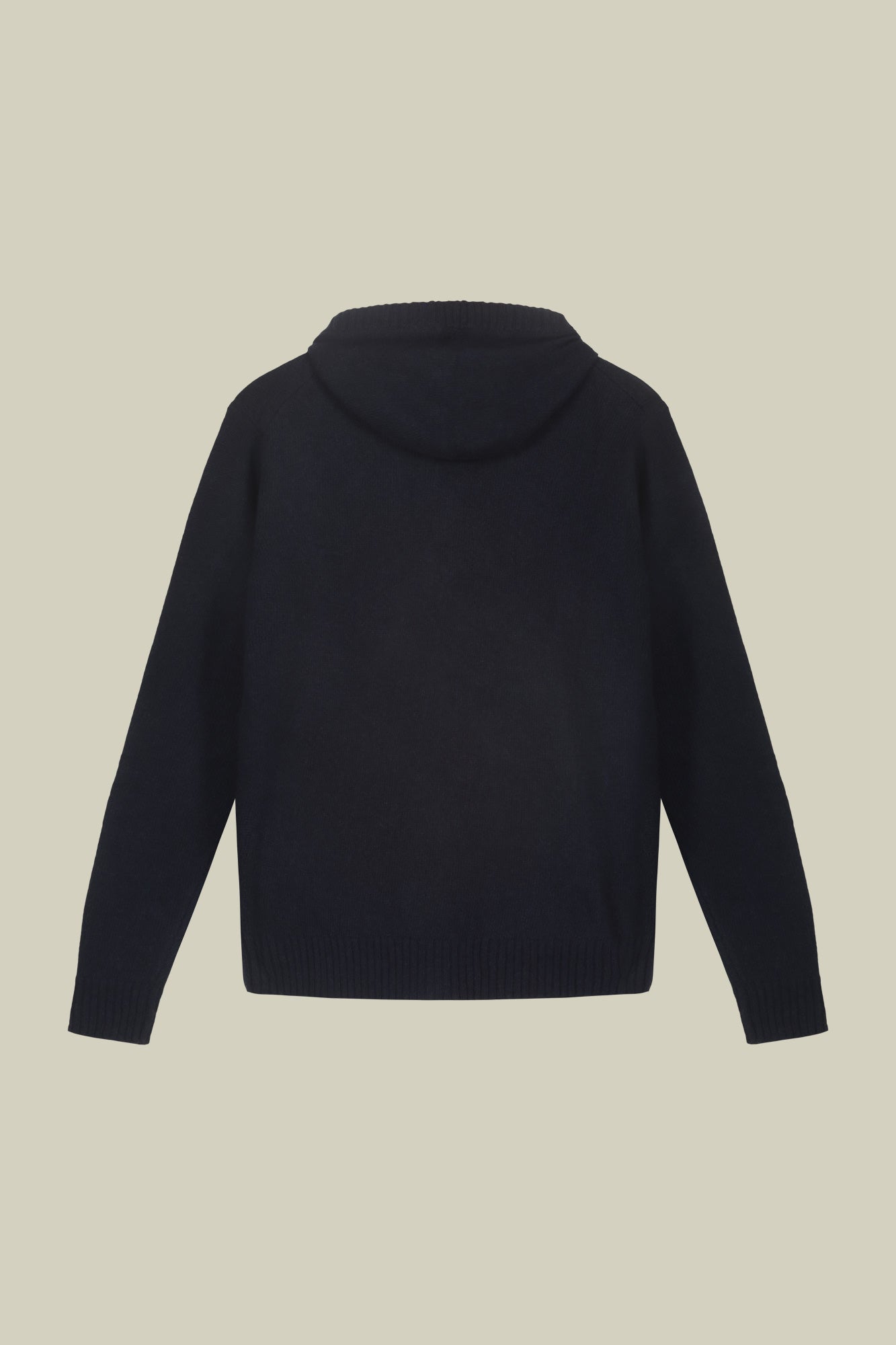 Men's regular fit lambswool blend knitted sweatshirt