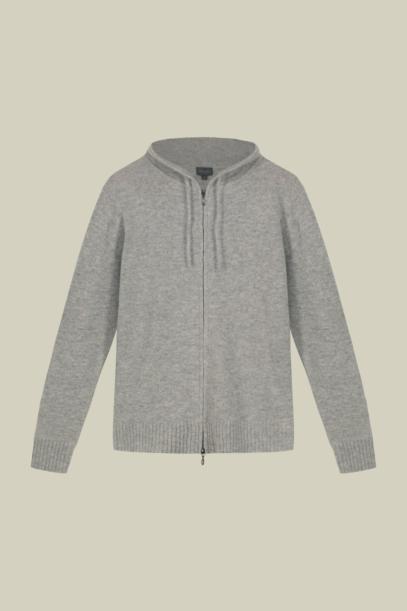 Men's regular fit lambswool blend knitted sweatshirt