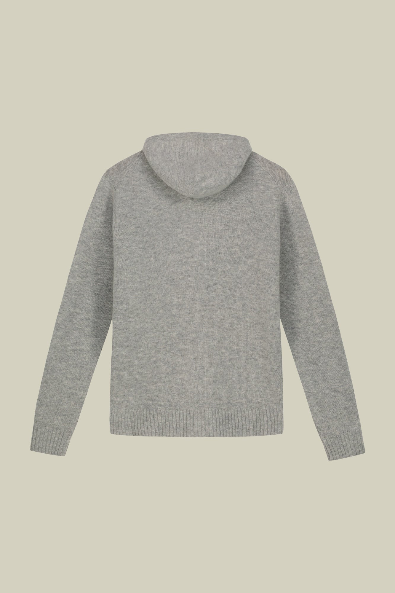 Men's regular fit lambswool blend knitted sweatshirt