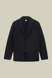 Men's single-breasted cardigan in 100% cotton Milano Point knit regular fit