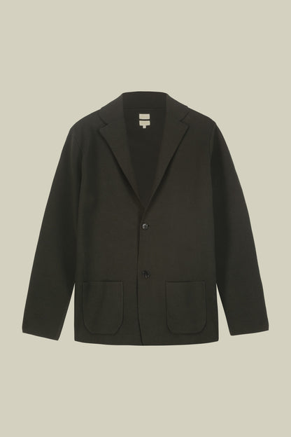 Men's single-breasted cardigan in 100% cotton Milano Point knit regular fit