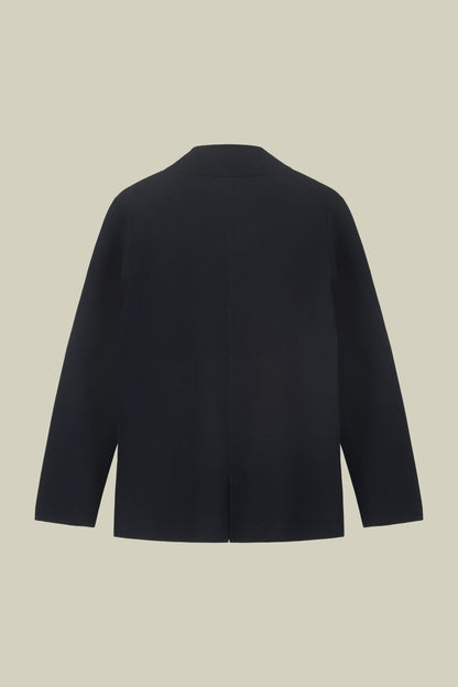 Men's single-breasted cardigan in 100% cotton Milano Point knit regular fit