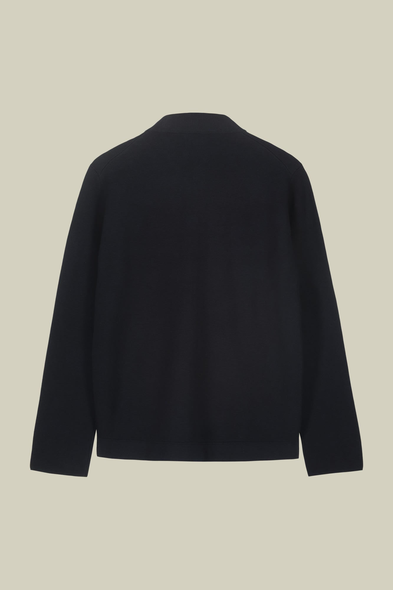 Men's biker jacket in 100% cotton Milano Point knit regular fit