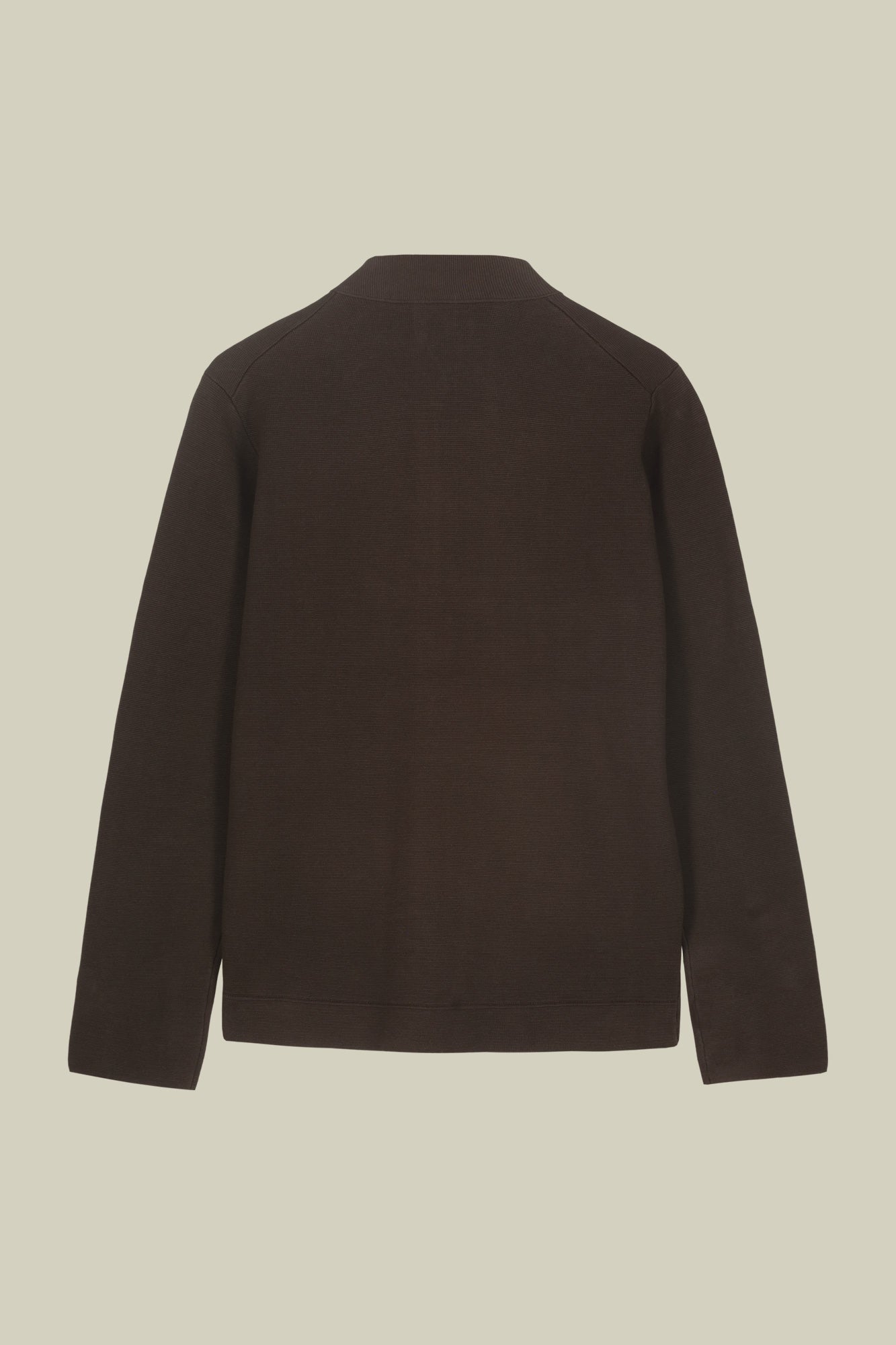 Men's biker jacket in 100% cotton Milano Point knit regular fit