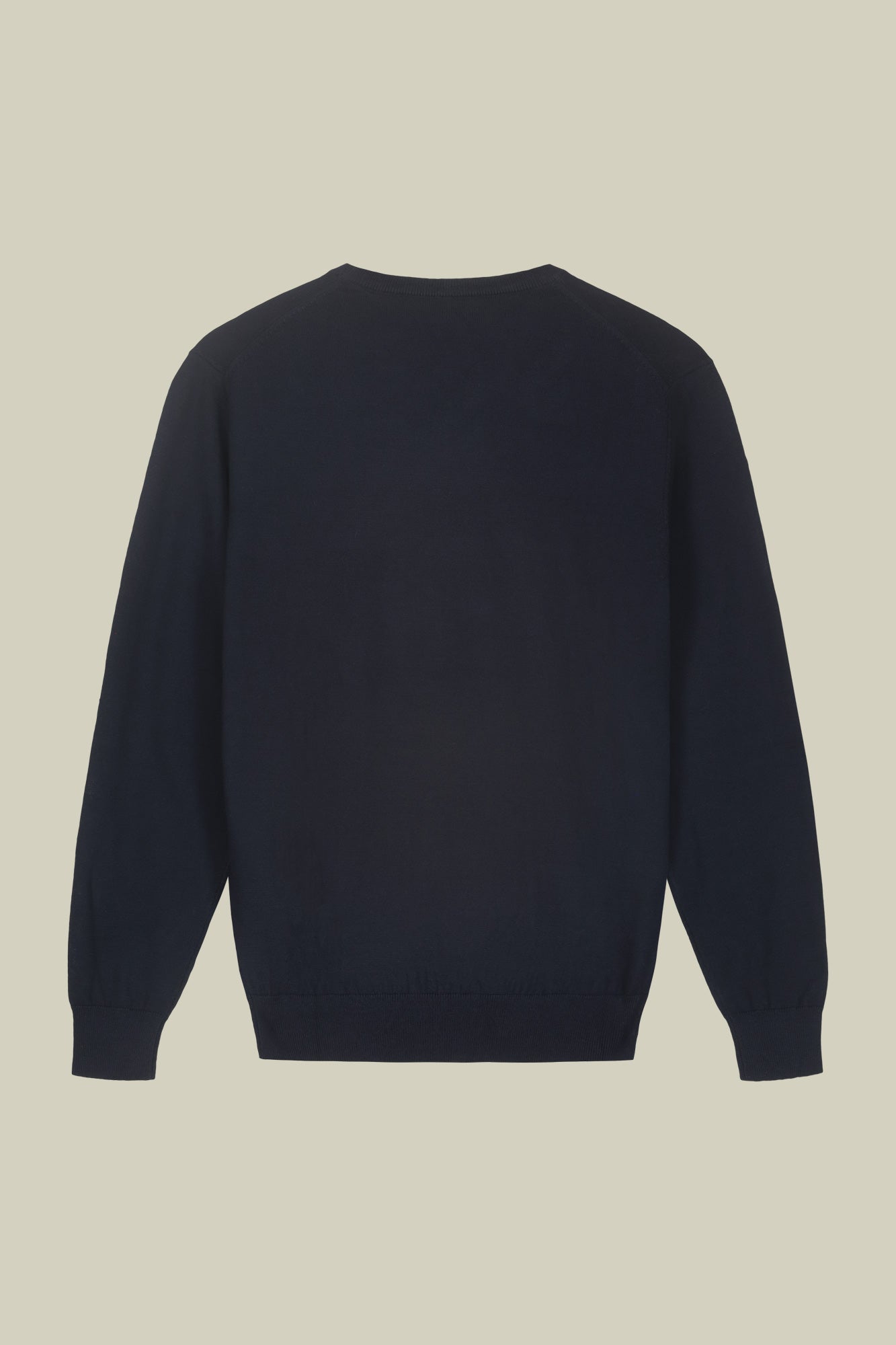 Men's regular fit crew neck jumper in 100% extra fine merino wool