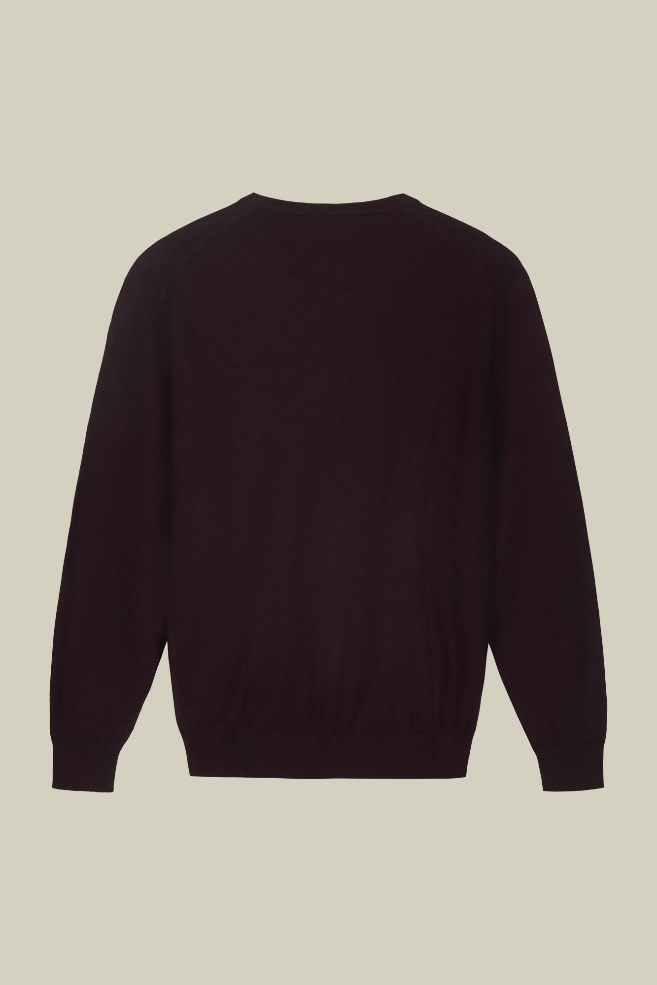 Men's regular fit crew neck jumper in 100% extra fine merino wool