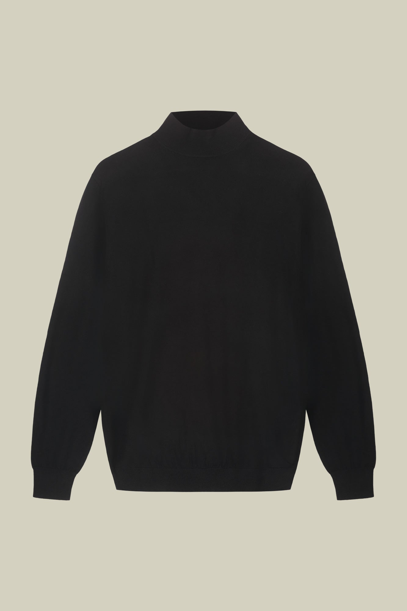 Men's 100% merino wool turtleneck jumper regular fit