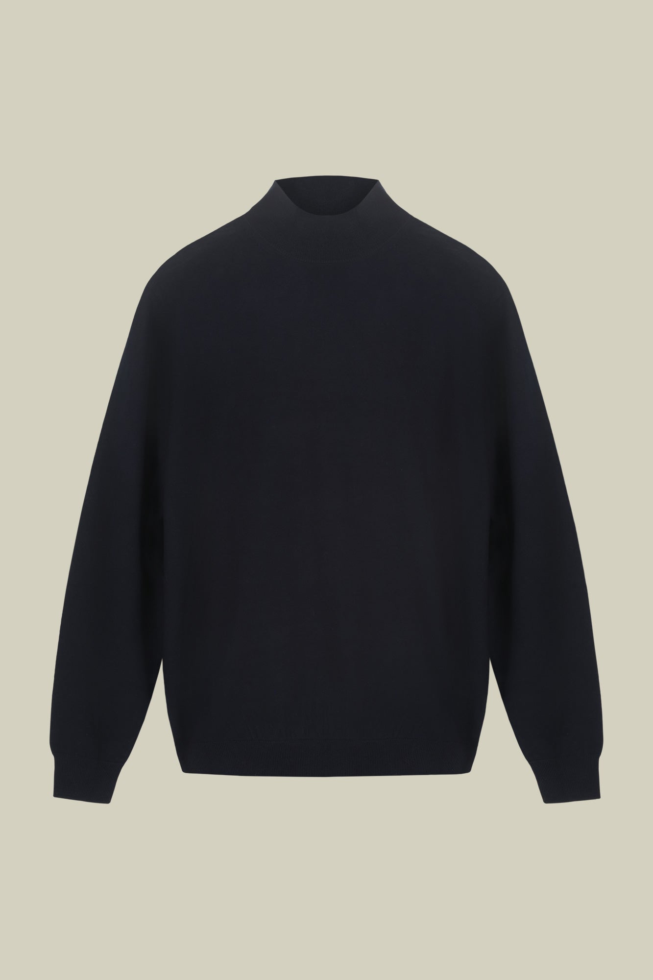 Men's 100% merino wool turtleneck jumper regular fit