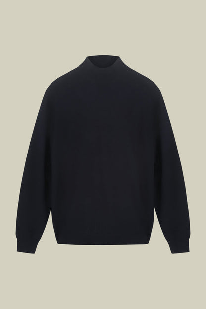 Men's 100% merino wool turtleneck jumper regular fit