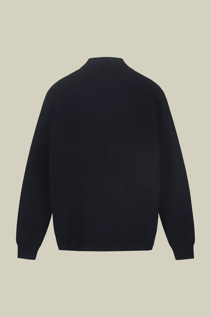 Men's 100% merino wool turtleneck jumper regular fit
