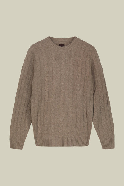 Men's lambswool crew neck jumper in a regular fit