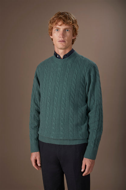 Men's lambswool crew neck jumper in a regular fit