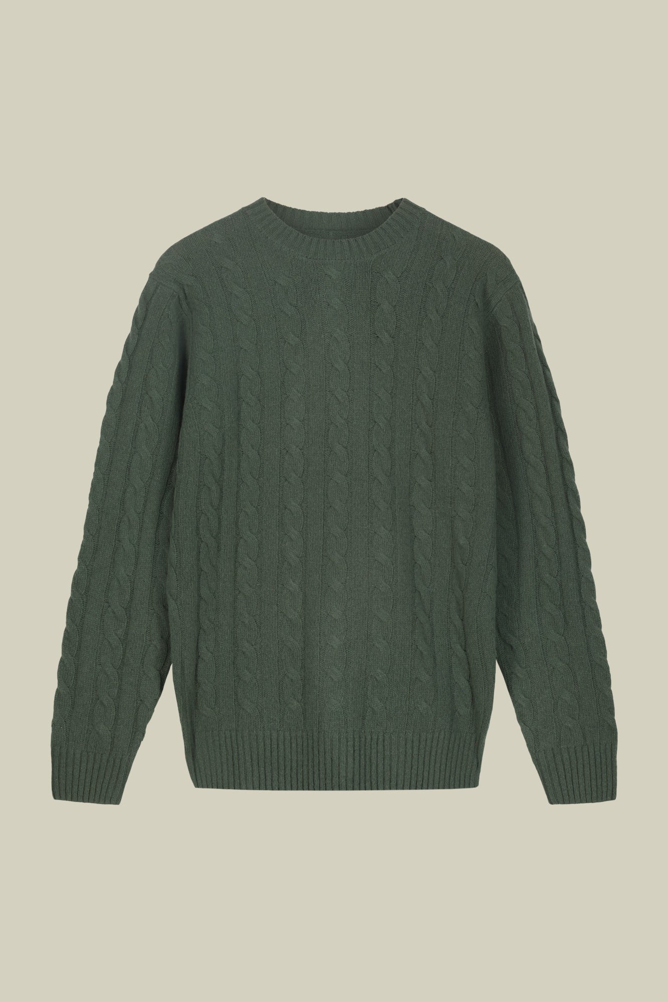 Men's lambswool crew neck jumper in a regular fit