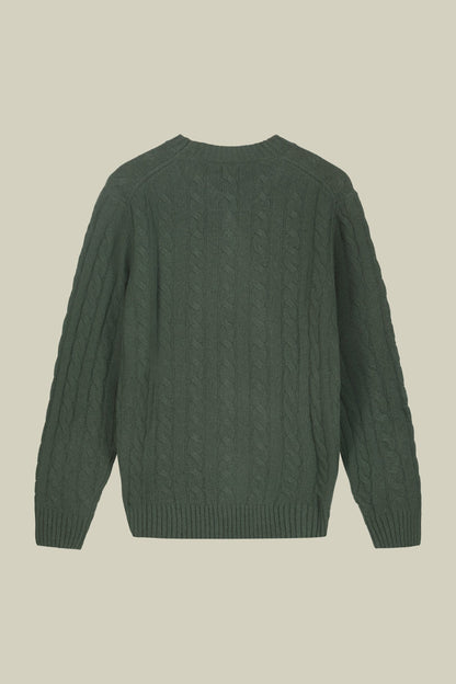 Men's lambswool crew neck jumper in a regular fit