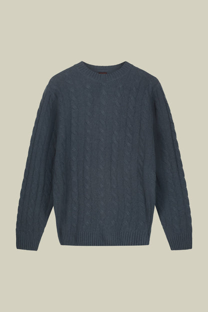 Men's lambswool crew neck jumper in a regular fit
