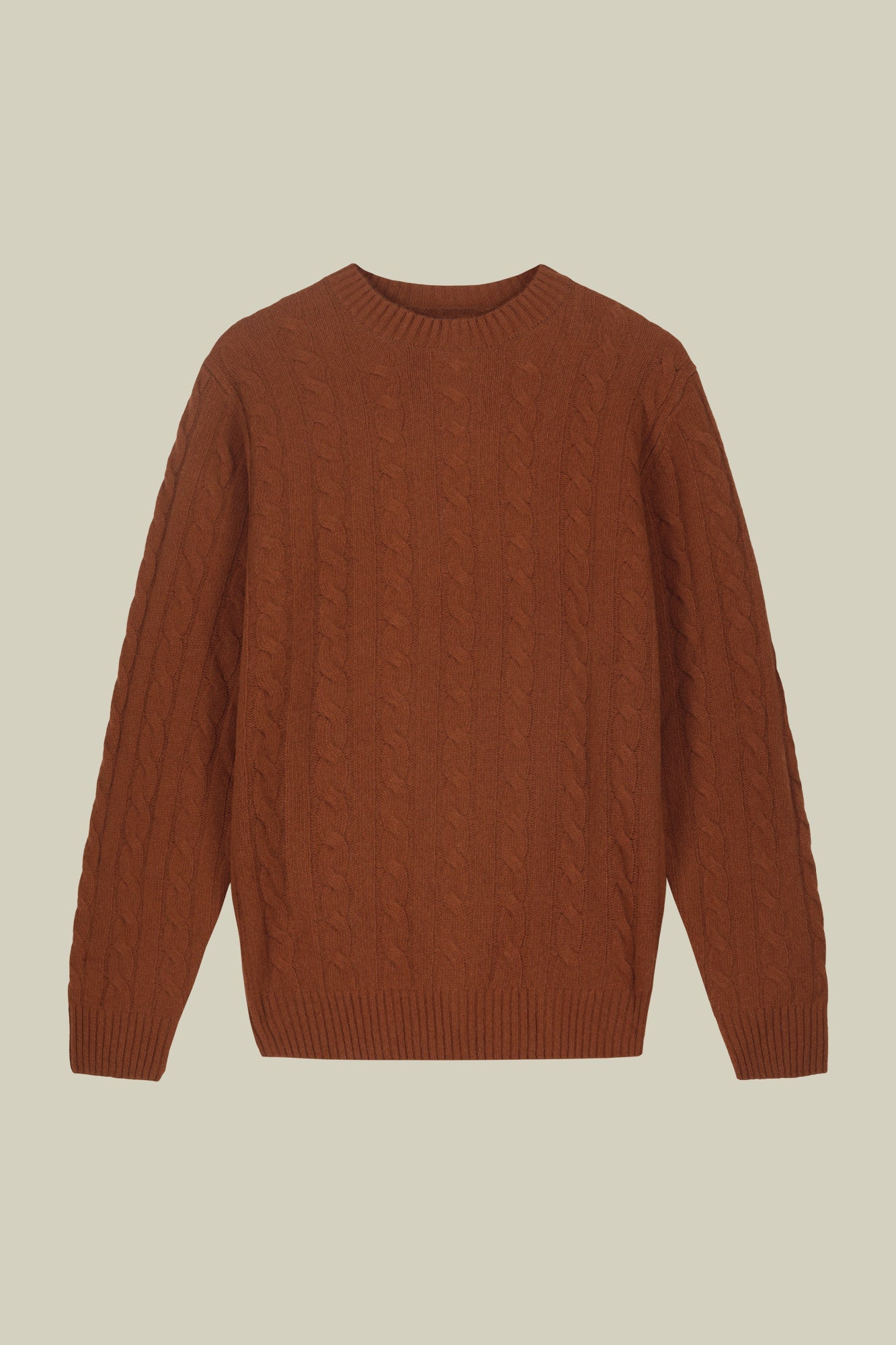 Men's lambswool crew neck jumper in a regular fit