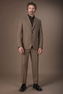 Men's regular fit jersey trousers