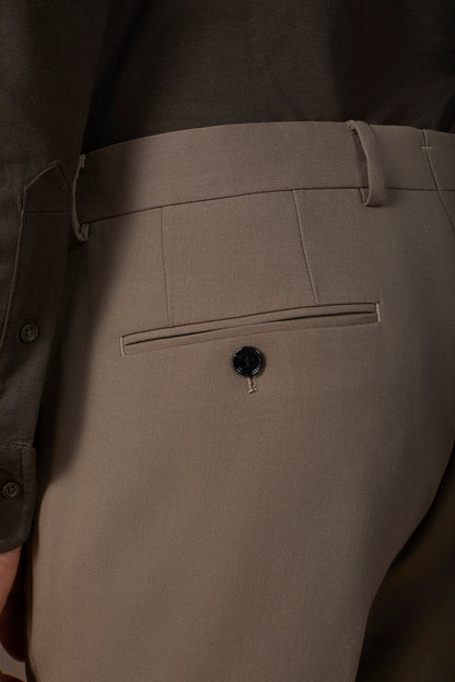 Men's regular fit jersey trousers