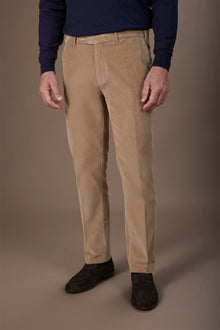 Men's classic trousers in 1000-line velvet regular fit