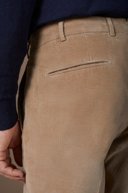 Men's classic trousers in 1000-line velvet regular fit