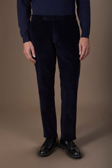 Men's classic trousers in 1000-line velvet regular fit