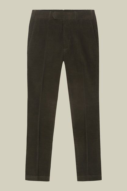 Men's classic trousers in 1000-line velvet regular fit