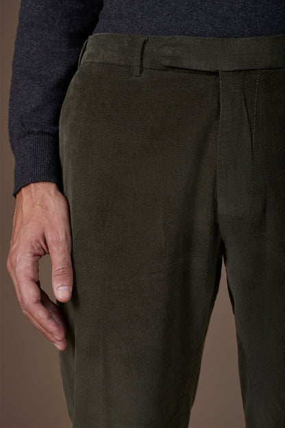 Men's classic trousers in 1000-line velvet regular fit