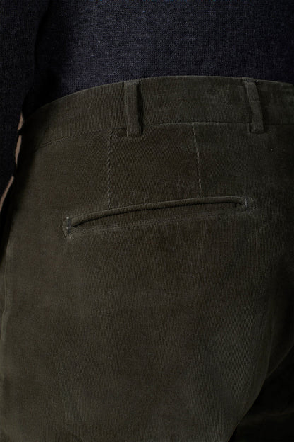 Men's classic trousers in 1000-line velvet regular fit