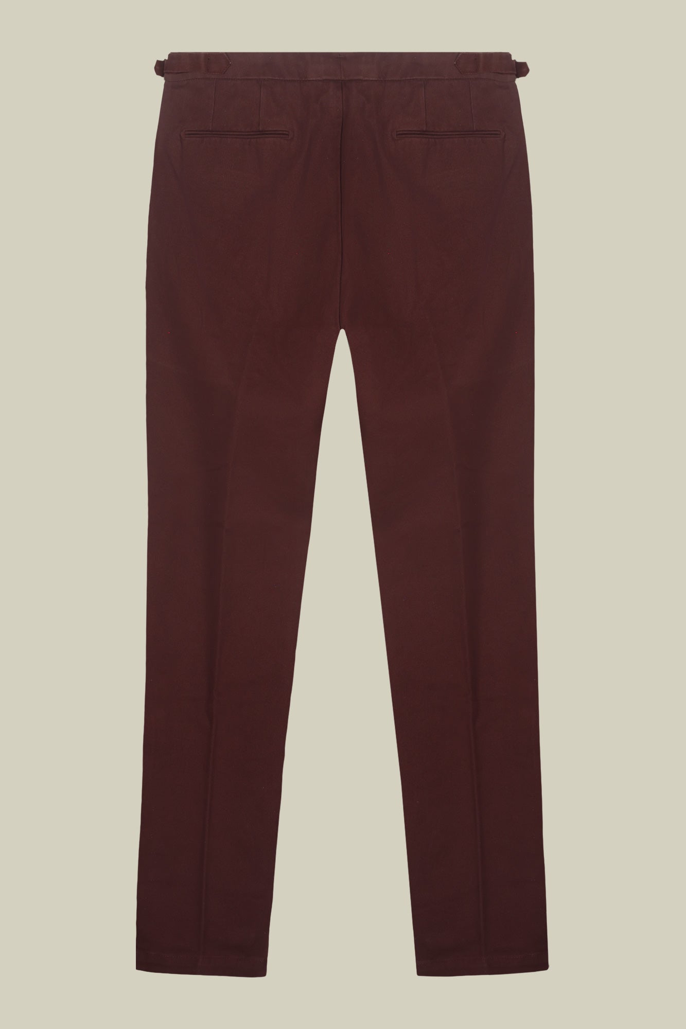 Men's heavy canvas trousers with double pinces and comfort fit