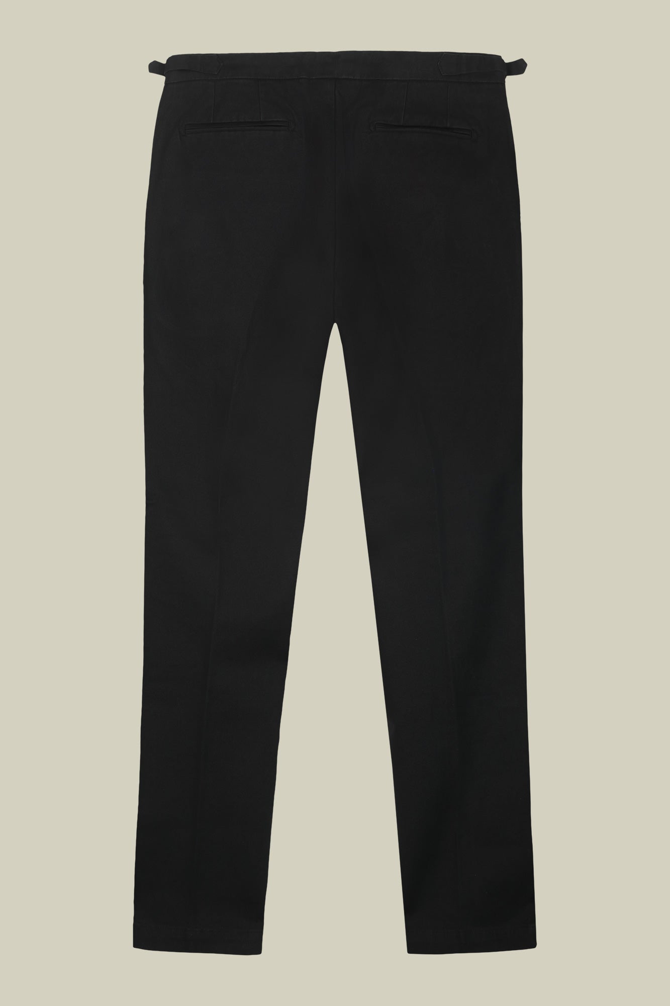 Men's heavy canvas trousers with double pinces and comfort fit