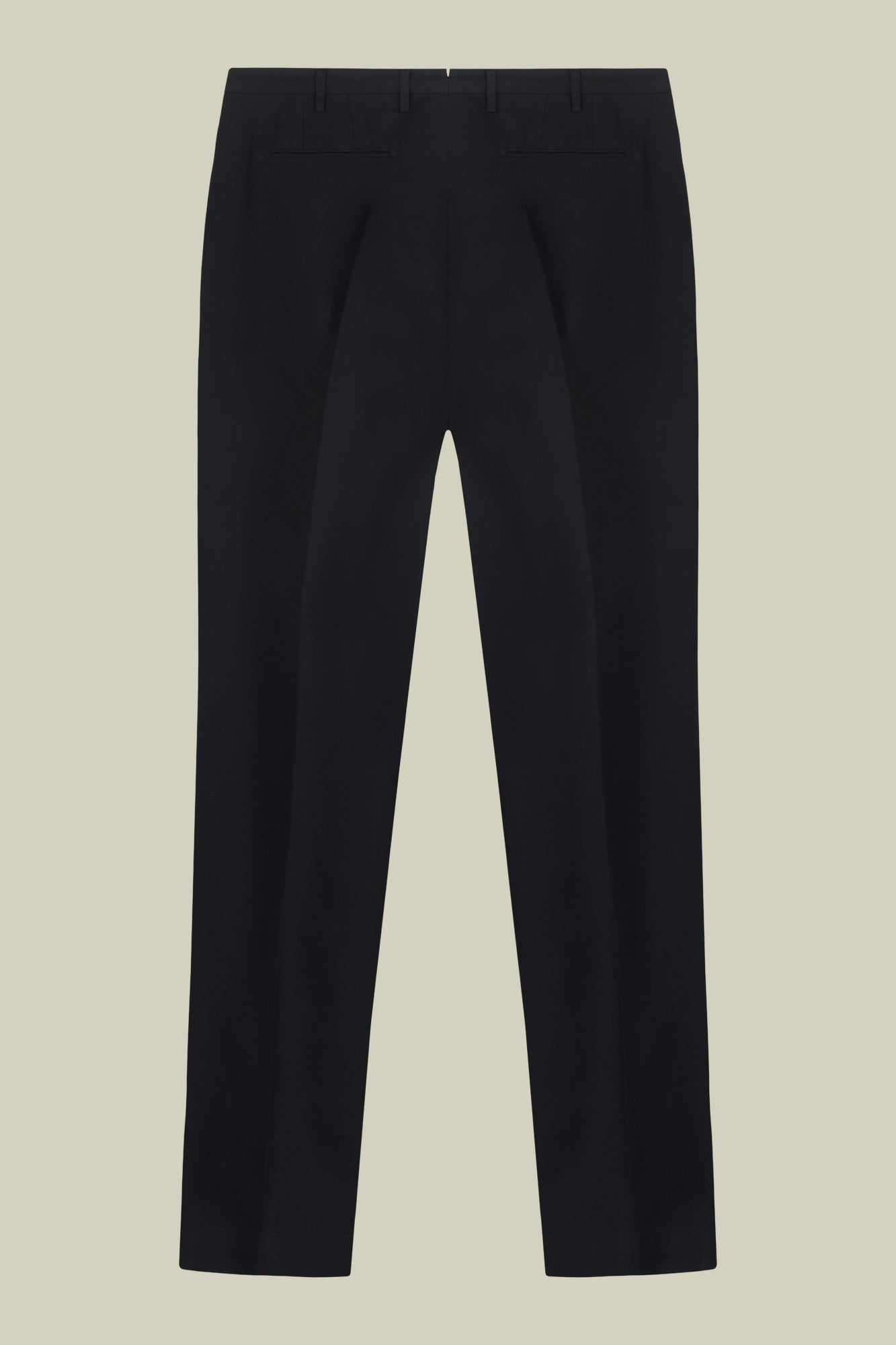 Classic regular fit twill trousers for men