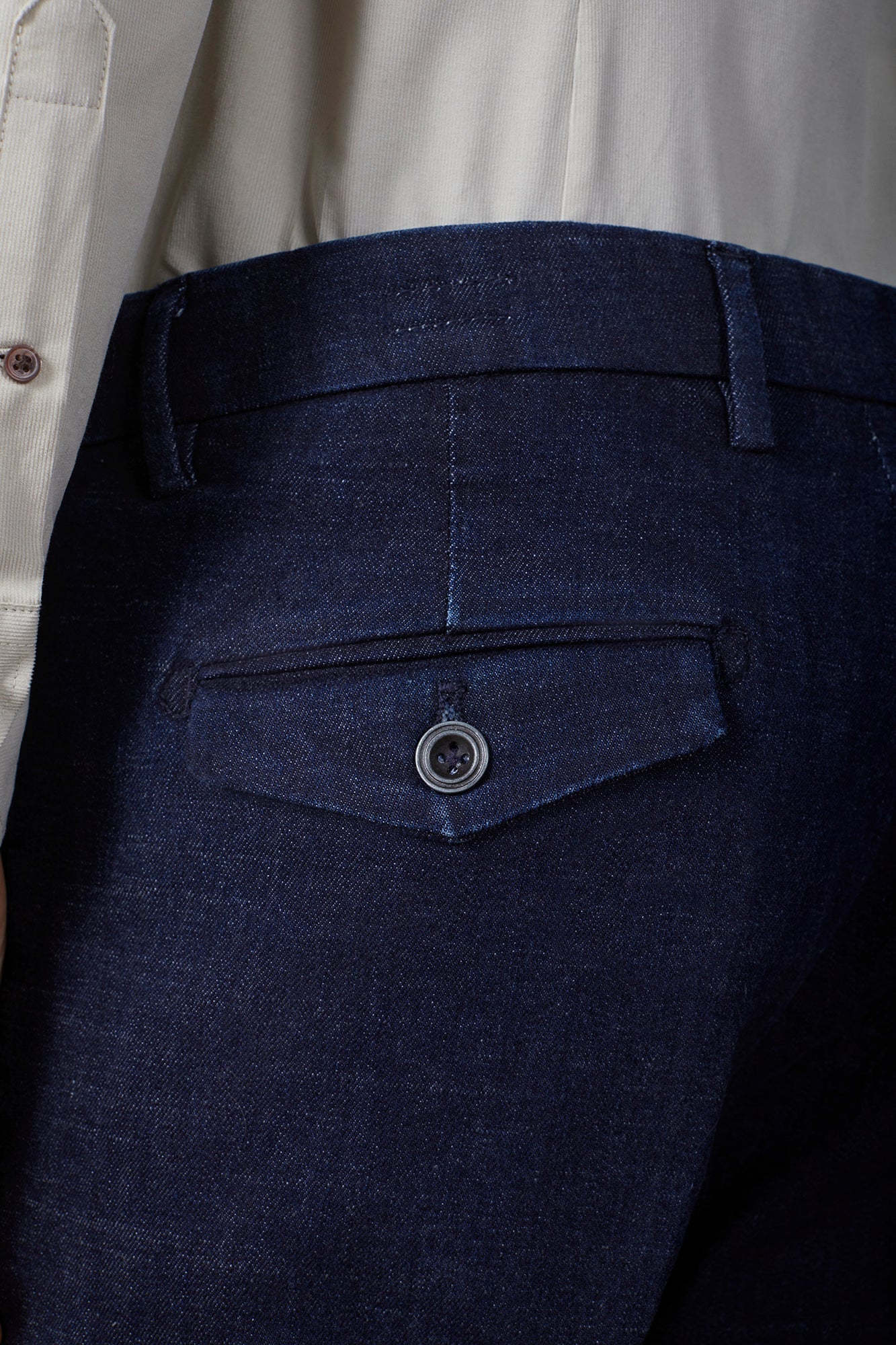 Men's regular fit denim trousers