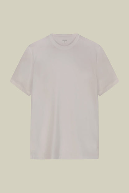 Men's round neck T-shirt in 100% cotton regular fit