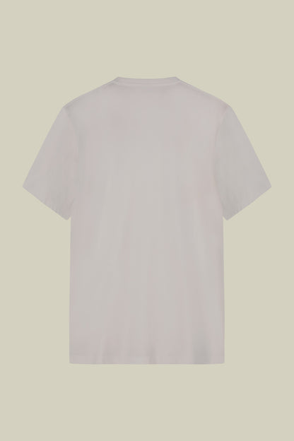Men's round neck T-shirt in 100% cotton regular fit