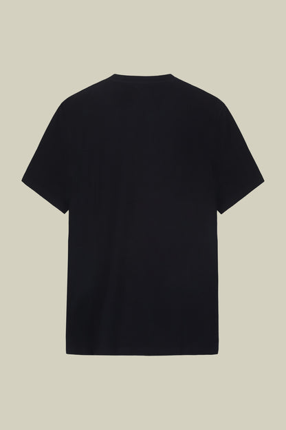 Men's round neck T-shirt in 100% cotton regular fit