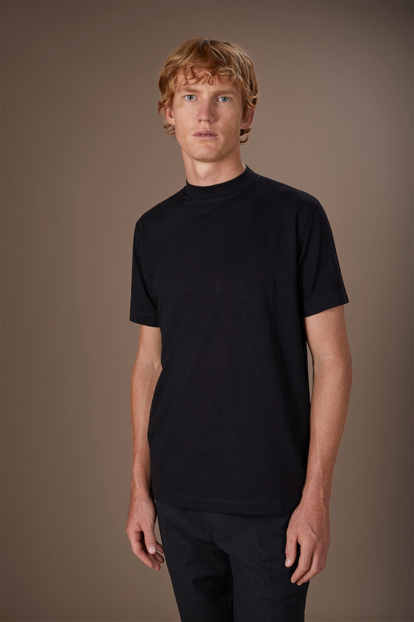 Men's regular fit turtleneck T-shirt