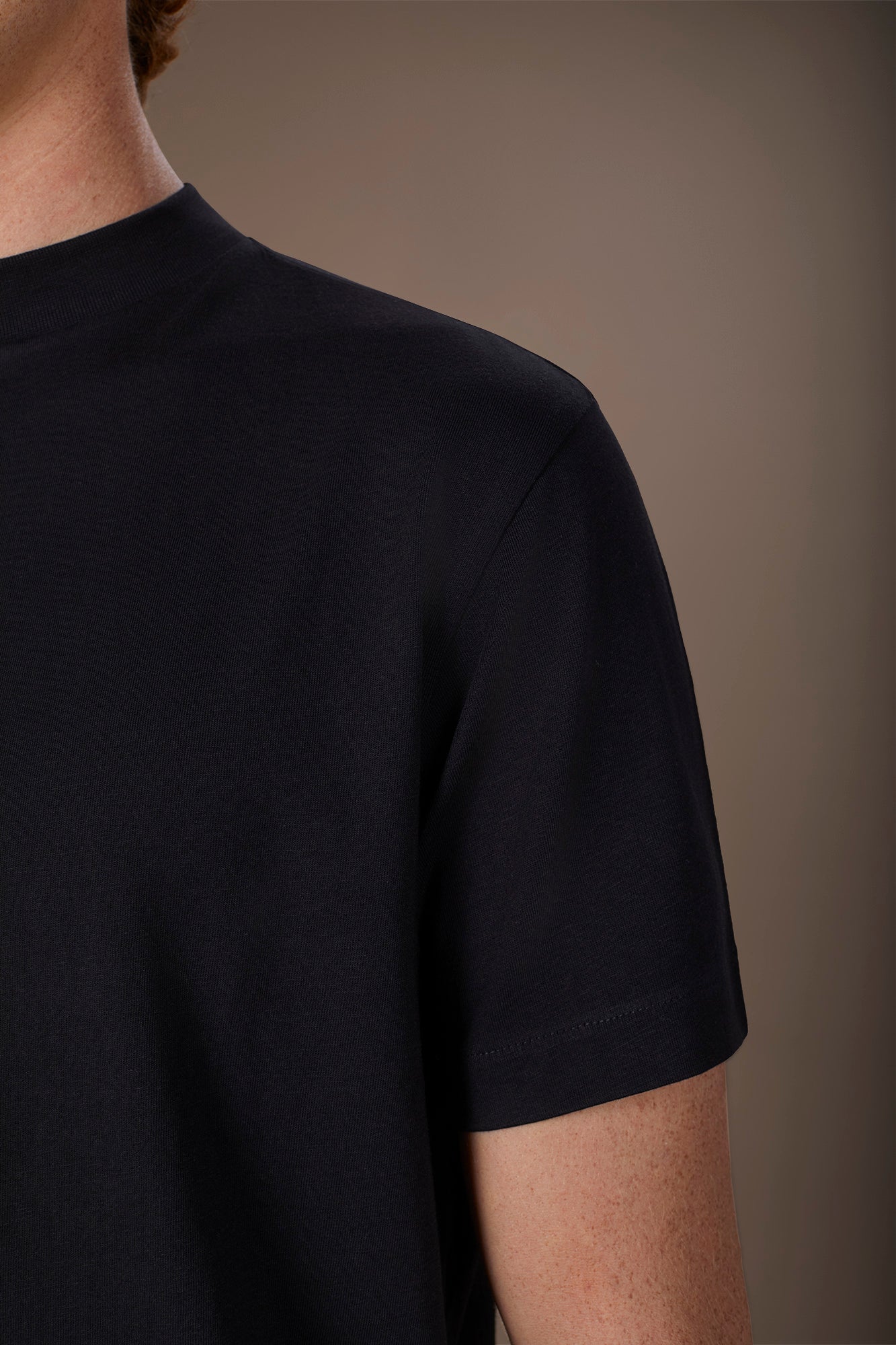 Men's regular fit turtleneck T-shirt