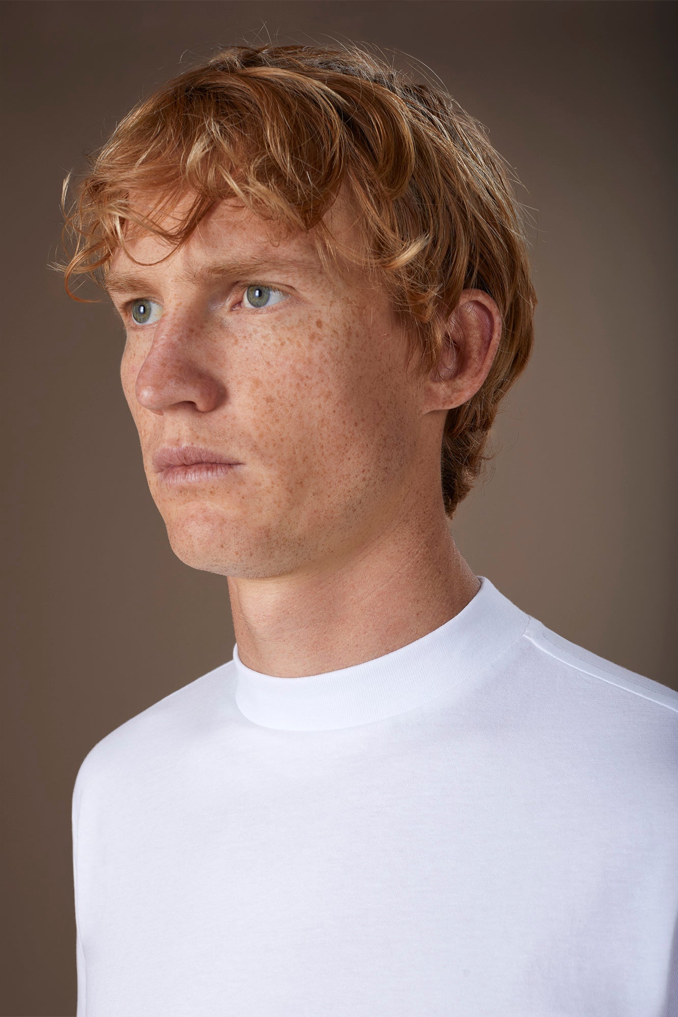 Men's regular fit turtleneck T-shirt