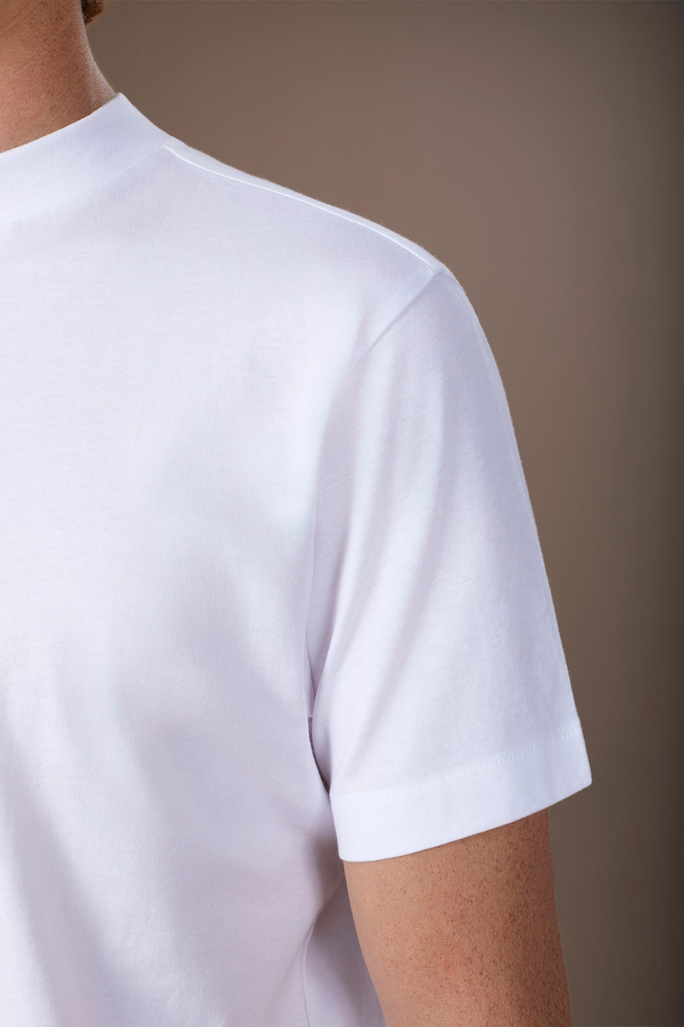 Men's regular fit turtleneck T-shirt